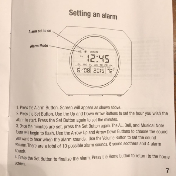 Sharper Image Accents Sharper Image Projection Alarm Clock Sound Machine Poshmark